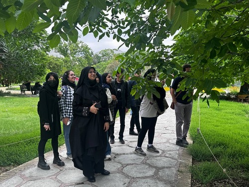 بازدید دانشجویان دوره عمومی دانشکده داروسازی دانشگاه علوم پزشکی تهران از باغ گیاه‌شناسی ملی ایران